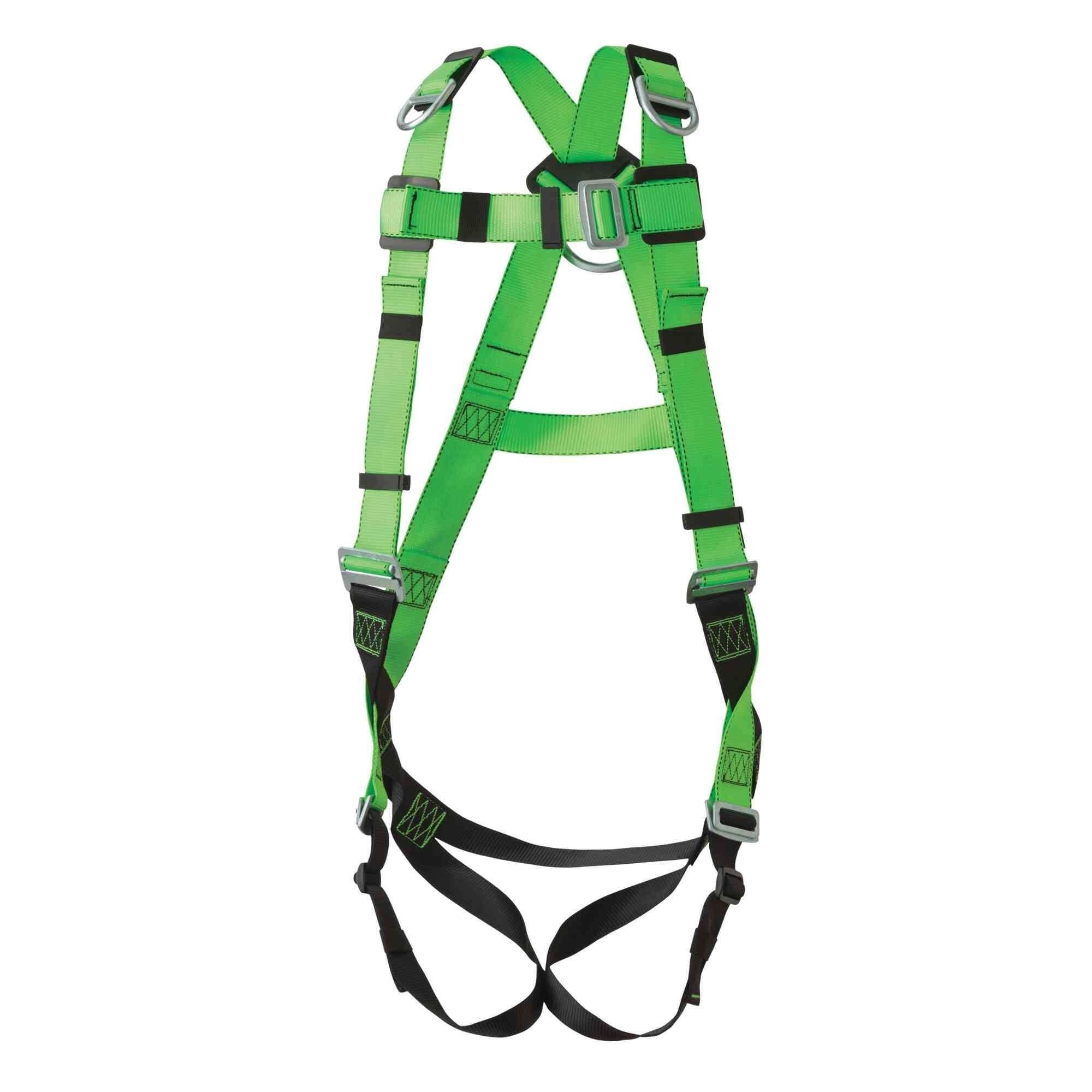 PeakWorks® - Contractor Harness - 3D - Weight Capacity 400 Lbs - Class AE - Pass-Thru Buckles - Model # V8002030
